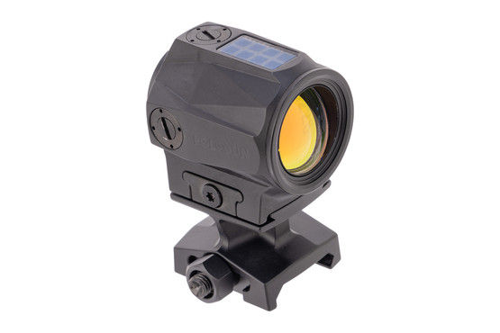 Holosun SCRS Multi-Reticle Red Dot Sight has solar power charging capabilities.